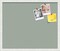 PinPix Custom Bulletin Board Nile Green Diamond Poster Board Has a Fabric Style Canvas Finish, Framed in Satin White Frame, by ArtToFrames (PinPix-380)